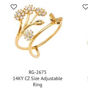 14 K gold AJUSTABLE RING
